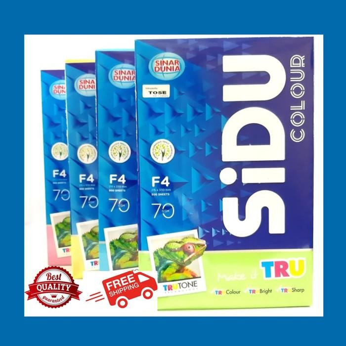 

Kertas Hvs Sidu Colour F4 70 Gr