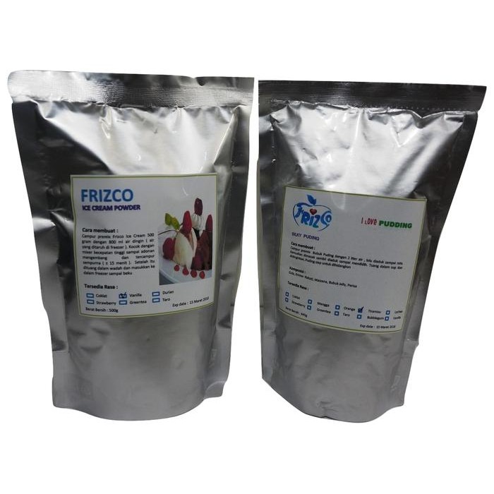 

Lychee Frizco Silky Pudding Powder 445Gr Puding Sutra Frisco Lecy Leci