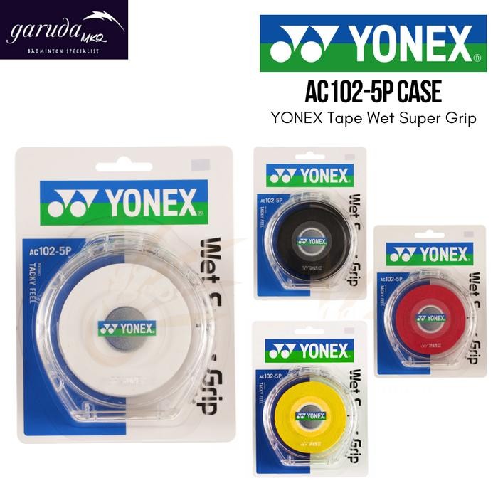 Grip Raket Yonex AC 102-5P / Grip Yonex AC 102 - 5P Case JP CODE