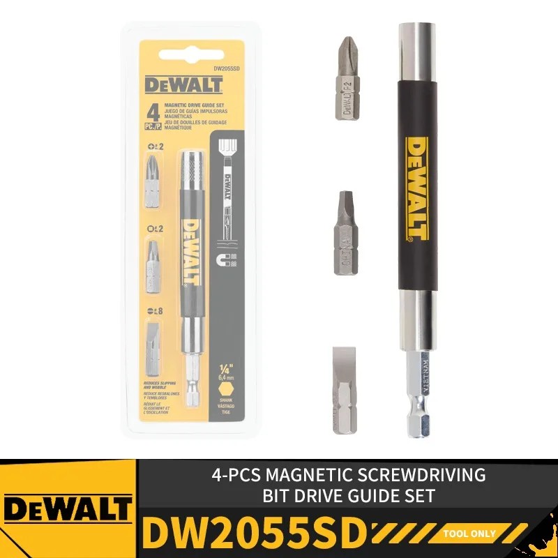 DEWALT DW2055SD 4-PCS Magnetic Screwdriving Bit Drive Guide Set Power Tool Accessories