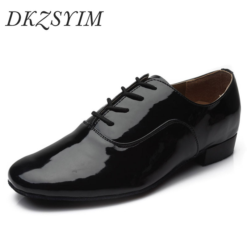 DKZSYIM Men Latin Dance Shoes Ballroom Tango Latin Dancing Shoes For Man Waltz Shoes Dance Sneaker F