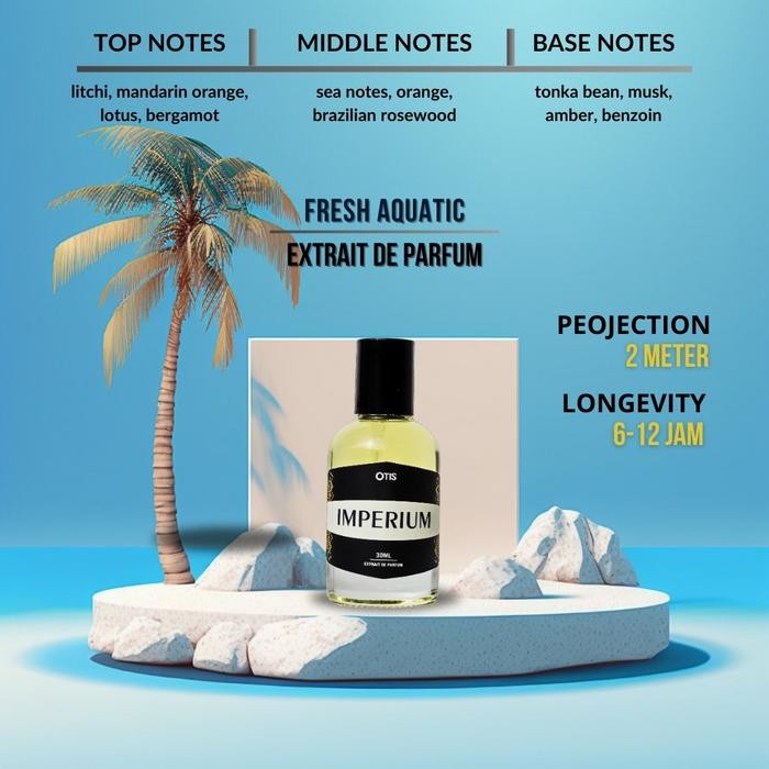 [Allthebest] Otis Parfum Imperium - Parfum Pria tahan lama - Extrait de parfum