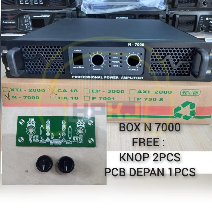 Kai.store88 BOX POWER AMPLIFIER 2channel N 7000 Box power amplifier 2u N7000