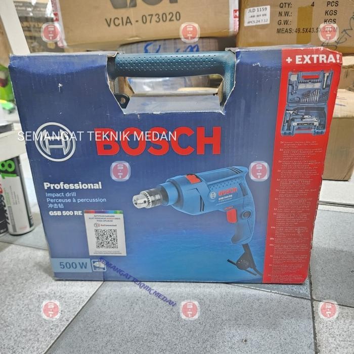 Gsb500Re Mesin Bor Listrik Impact Drill 10Mm Set Gsb 500 Re
