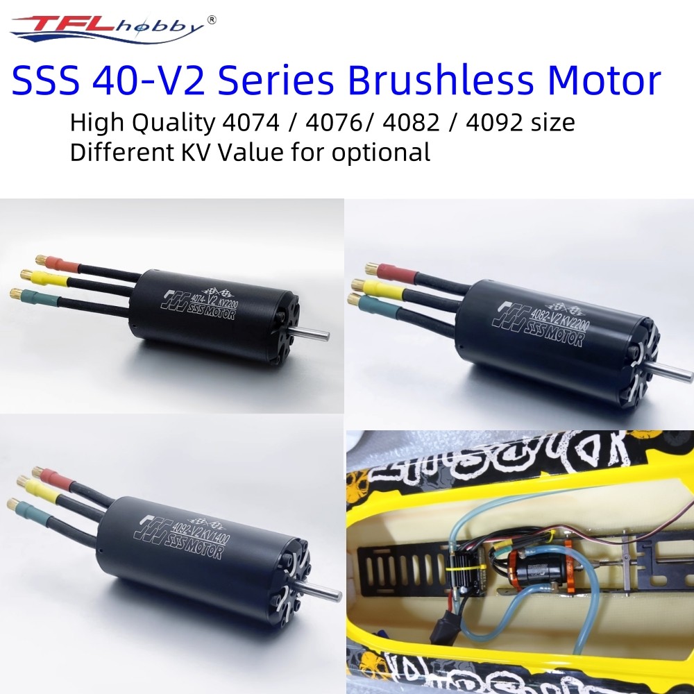 TFL Hihg-Performance SSS 40-V2 Series Brushless Inner Rotor Motor 4074 4076 4082 4092 Size for RC