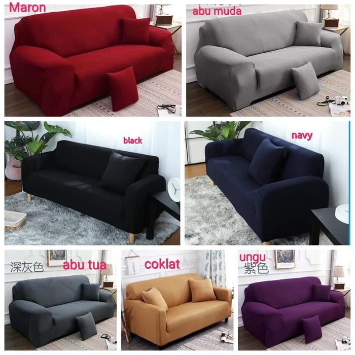 Sarung Sofa / Cover Sofa 2 seater 1pcs sarung bantal
