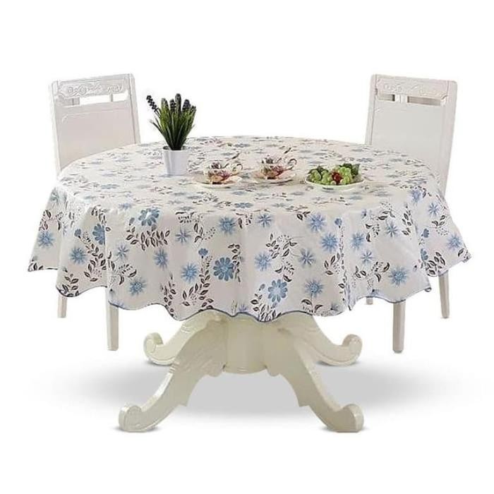 nafcopy Taplak Meja cantik Anti Air Bulat ROUND Diameter 152cm