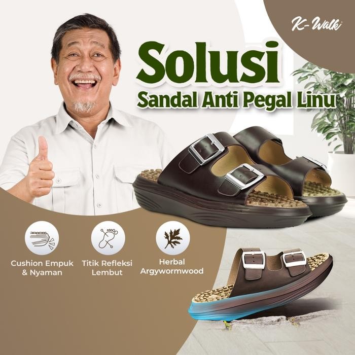 [Deddy Mizwar Approved] Jaco alk Kozui Sandal Kesehatan Terapi Refleksi Rematik