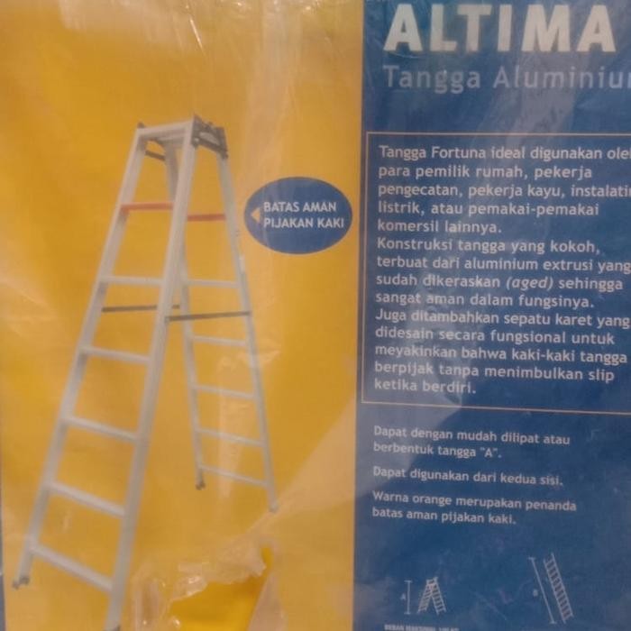 

Terlaris Tangga Almunium Fortuna/Altima (150 Dp09)(175 Dp11)(200 Dp13)