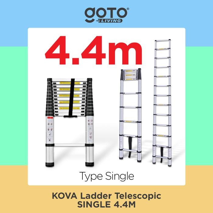 

Terlaris Telescopic Ladder 4.4 M Tangga Lipat Aluminium