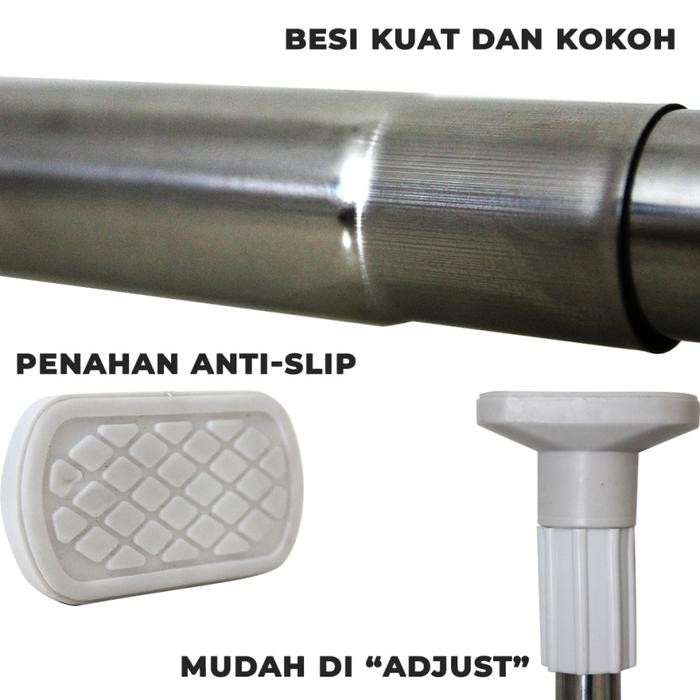 TIANG GANTUNGAN SEBAGUNA TIANG GANTUNGAN BAJU TIANG GANTUNGAN TIRAI