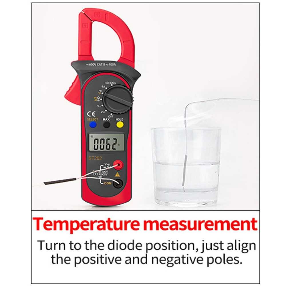 Aneng Digital Multimeter Voltage Tester Temperature - St202