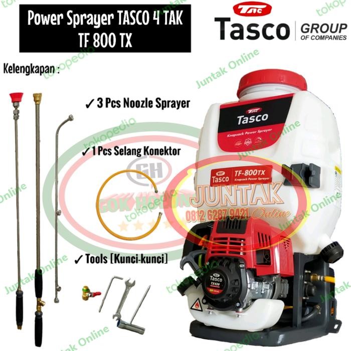 Sprayer Tasco TF 800 TX 4 TakPenyemprotanMesin Pertanian
