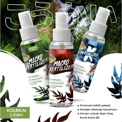 Aquascape Booster Kit/ Paket lengkap Aquascape ( Pupuk Tanaman Lengkap