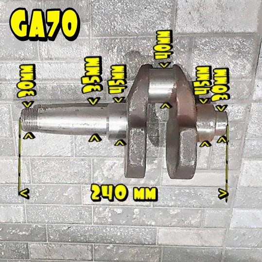 >>>>>] Crankshaft Kur As Kubota GA70 GA-70