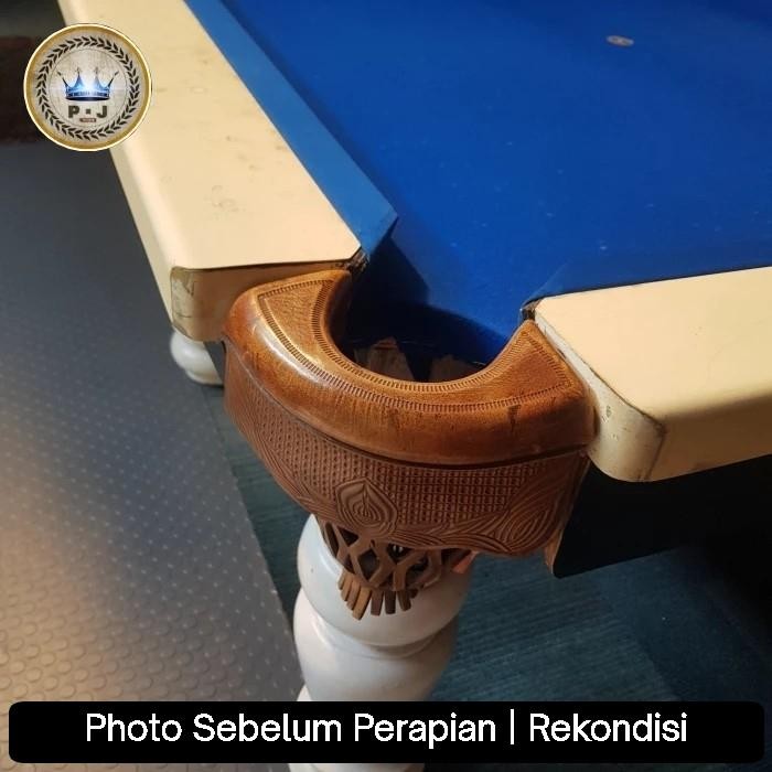Pj - Meja Billiard Thunderbird 8 Ft 3 Pcs Slate Stone - Bekas