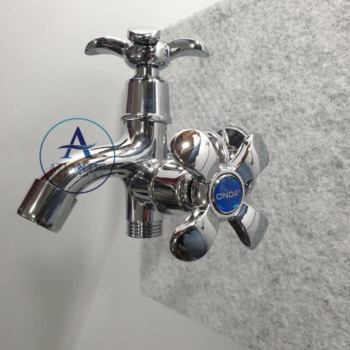 kran shower cabang / kran double kuningan ONDA