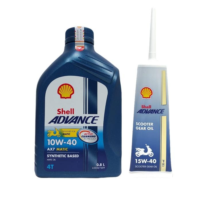 Oli Shell Ax7 Matic 0.8 L Dan Oli Gardan Shell