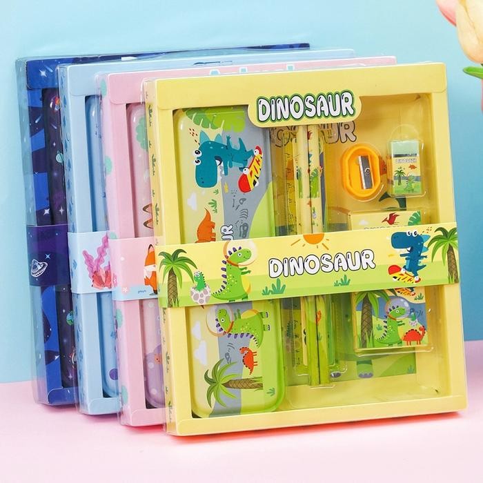 

Set Alat Tulis 8015 + Kotak Pensil Peralatan Sekolah/Perlengkapan Mewarnai Menulis Anak Bentuk