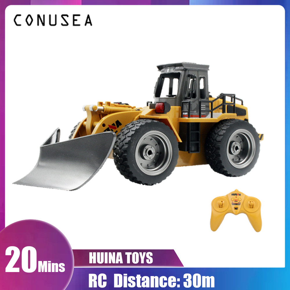 HUINA 1/18 RC Truck Snow Plow caterpillar remote control excavator rc