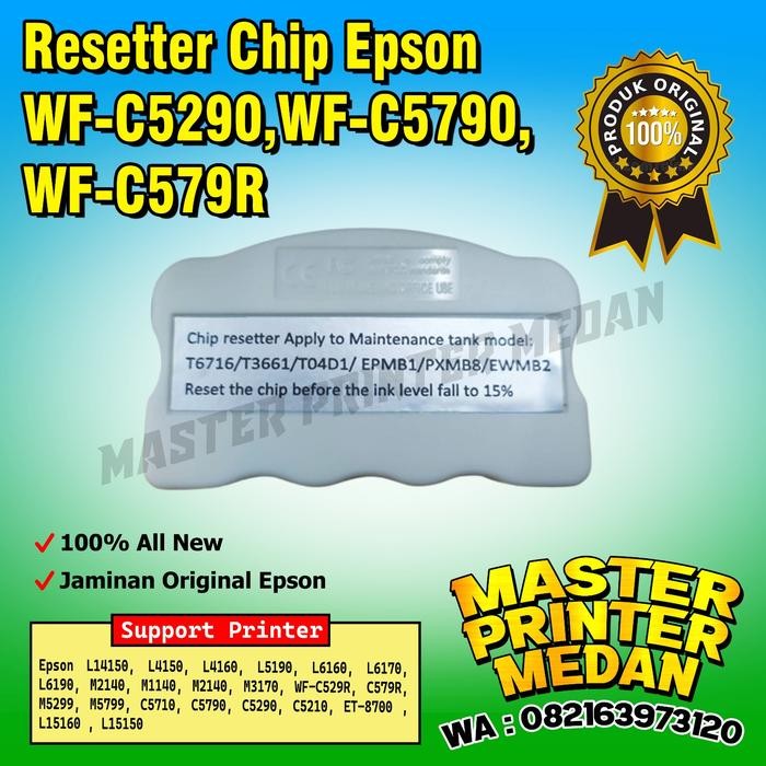 ~~~] Resetter Chip Epson WF-C5290 WF-C5790 WF-C579R