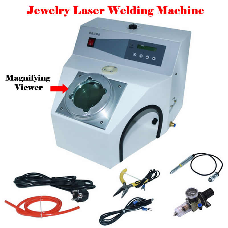 Jewelry Spot Welding Machine 2 in 1 Pulse Sparkle Spot Gold And
