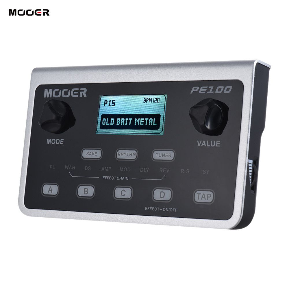 MOOER PE100 Guitar Effect Pedal Multi-Effects Processors Electric