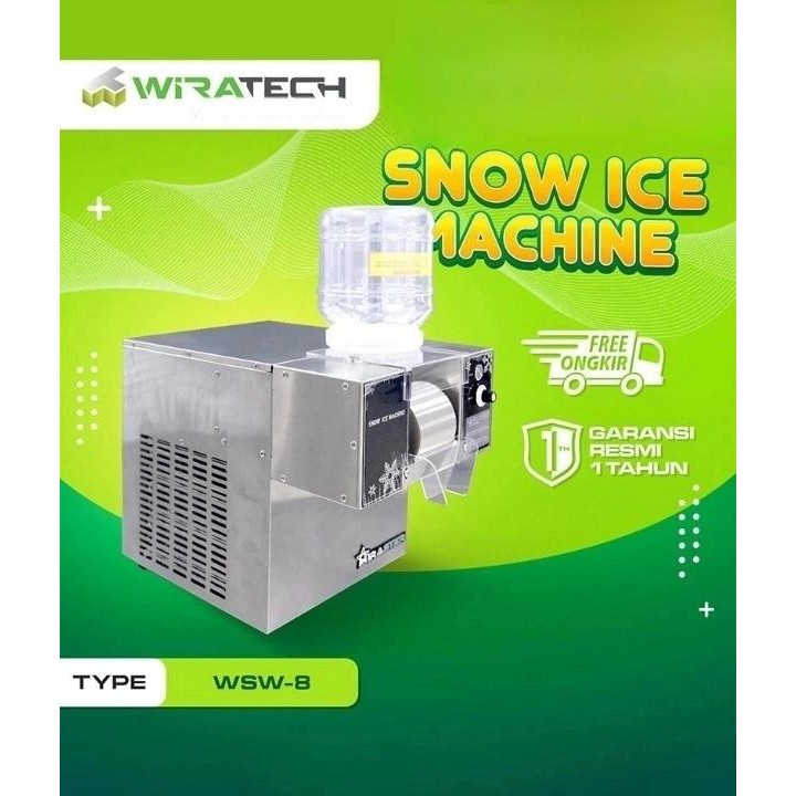@#@#@#] Mesin Snow Ice Bingsu Bingso WIRASTAR WSW-8 Mesin Serut Es Salju Korea