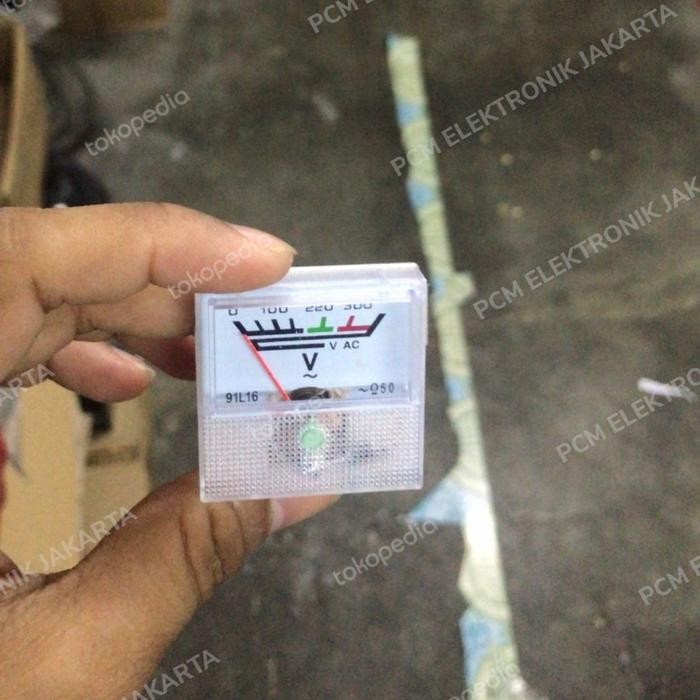 Voltmeter Ac Stabiliser Stabilizer Pln 220V 220Volt 220Vac Analog