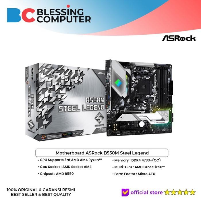 Motherboard ASROCK B550M STEEL LEGEND