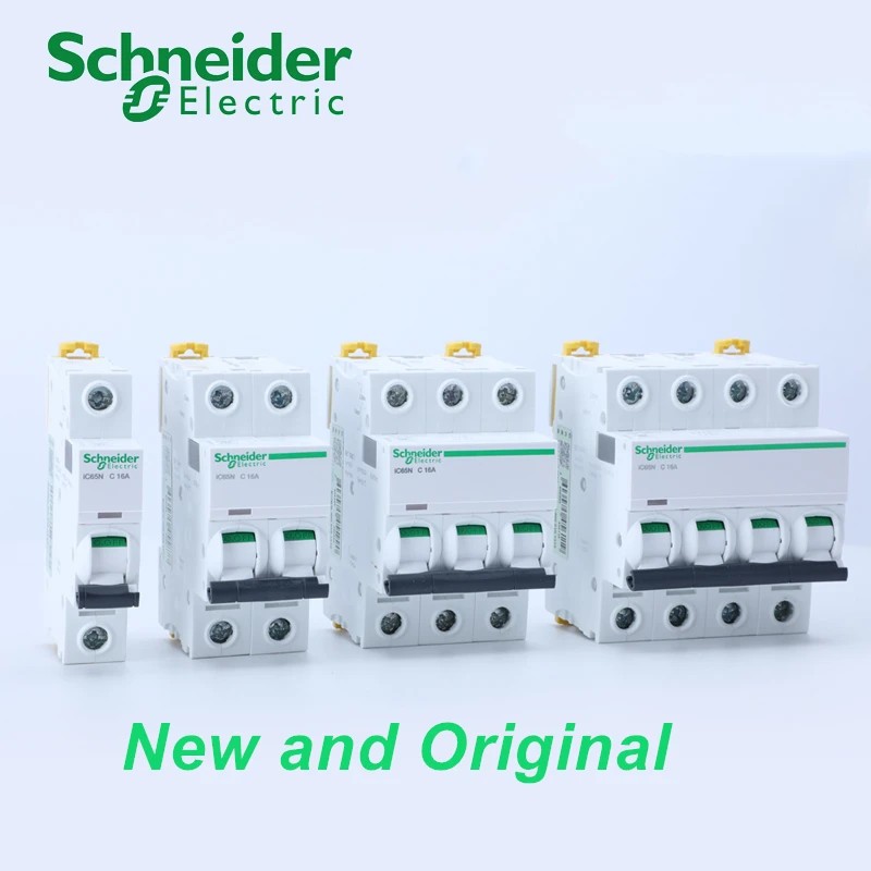 BEST SELLER Schneider Electric Acti9 iC65N 1P MCB Miniature Circuit Breaker C 1A 2A 4A 6A 10A 16A 20