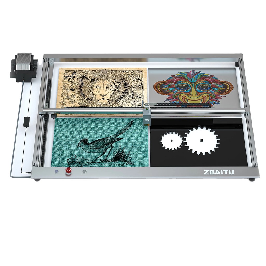 ZBAITU 60X80cm 30W/20W Laser Module, High Power Laser Machine 130W/150W Laser Cutter, CNC Wood