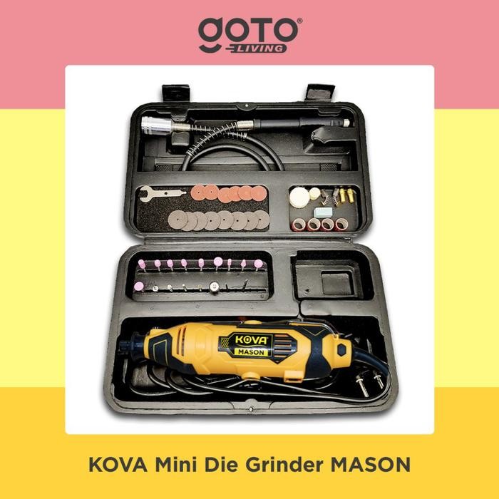 Kova Mason Mini Die Grinder Tuner Set 40 Pcs Gerinda Bor Mini