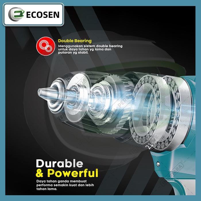 ECOSEN Bor Tanpa Kabel Bor Dampak 98VF