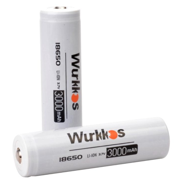 Battery Wurkkos 18650,3000MAH Original Wurkkos Li-Ion 3,7V Baterai