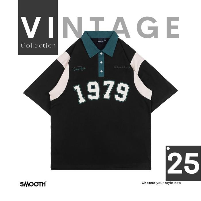 SMOOTH BASIC Vintage Shirt - Black Luzern 1979