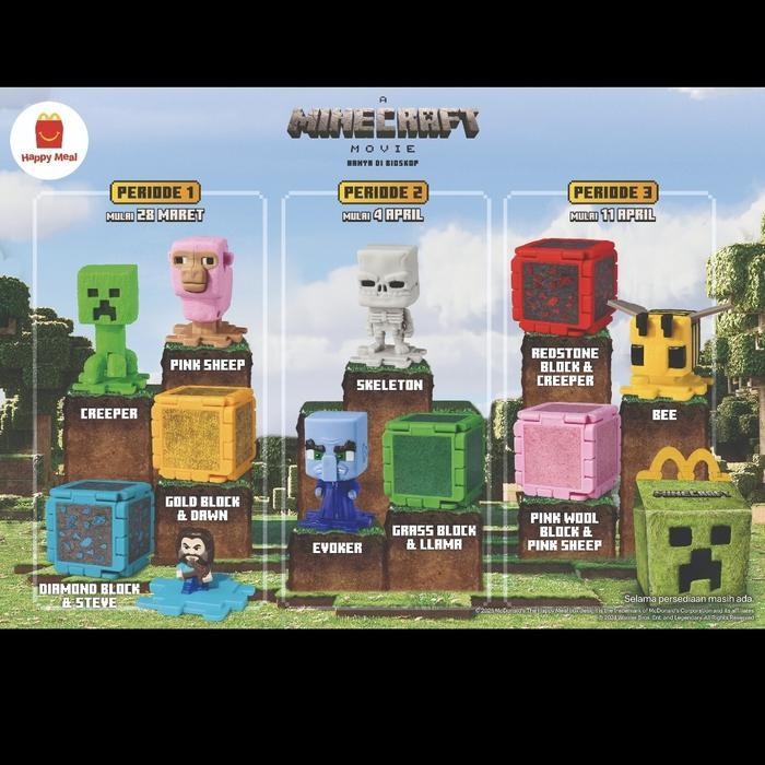 Happy Meal MCD Mcdonald Minecraft