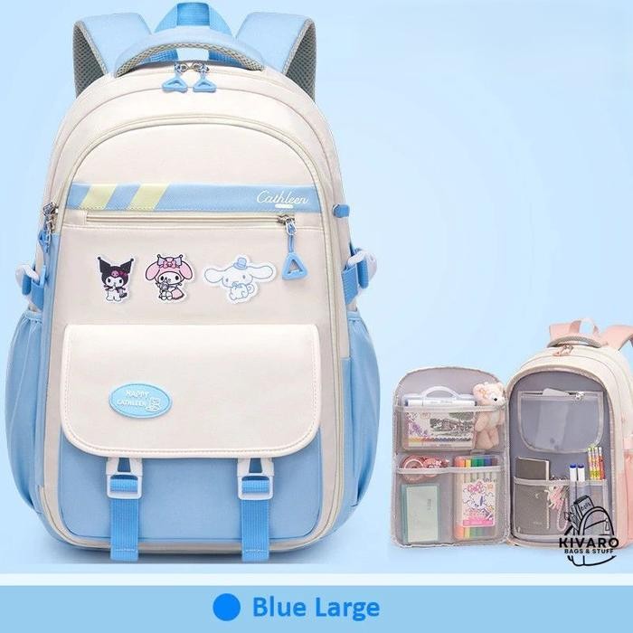 TAS RANSEL SEKOLAH ANAK PEREMPUAN MODEL KULKAS KAPASITAS LUAS TAS SEKOLAH CEWEK COWOK TERBARU TAS