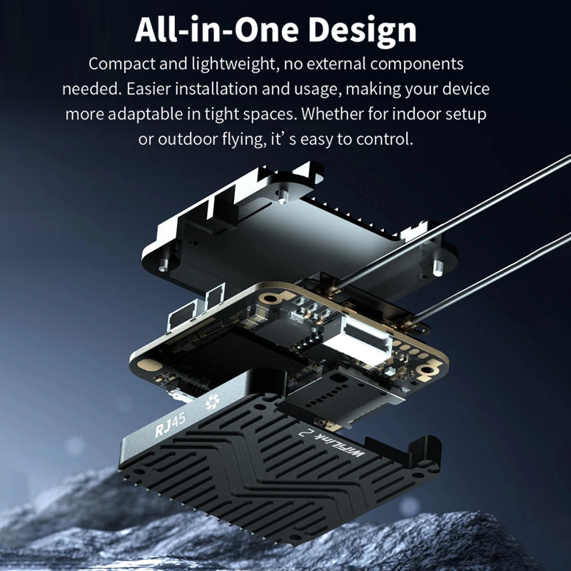 Runcam Wifilink2 Hd Digital Fpv Vtx Aio Integrated Design For Rc Fpv Fixed Wing Quadcopter Drone Vtx