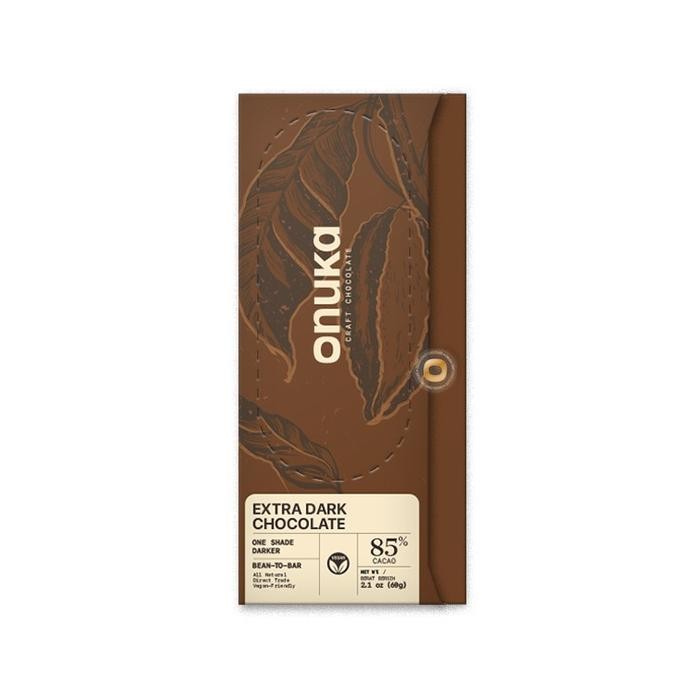 

Onuka 85% Dark Chocolate Bar / Coklat Asli Rendah Gula / Coklat Sehat / Diet Keto / Coklat Hitam