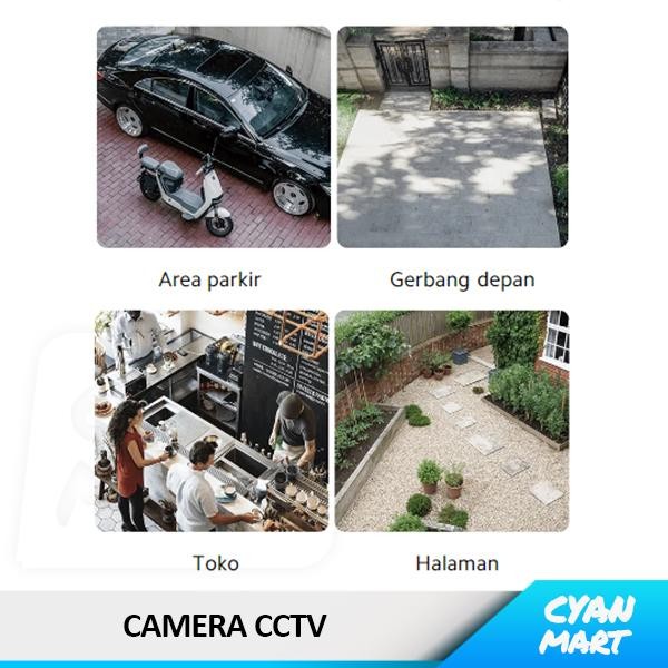 Kamera Cctv Xiao Mi Smart Outdoor Camera Cctv Wi-Fi Mi Home Apps Gratis Ongkir