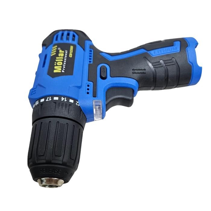 MOLLAR CD12300 BOR CORDLESS BRUSHLESS DRILL 12v IMPACT DRILL 10MM