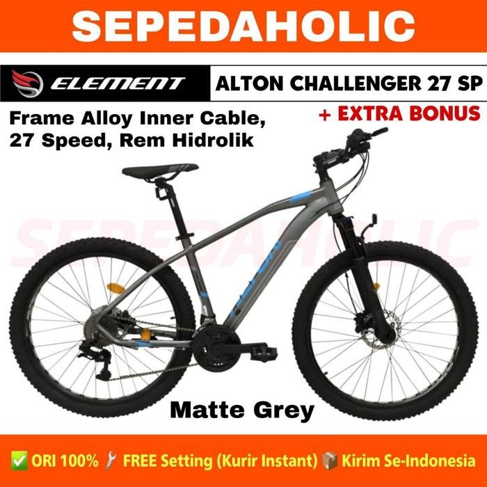 Sepeda Gunung MTB ALTON CHALLENGER 27 SPEED BY ELEMENT Ukuran 27.5 Inch