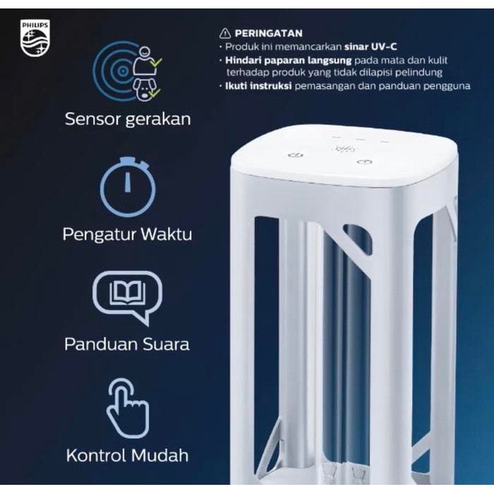 JTTOP" LAMPU STERILIZER PHILIPS UV-C RUANGAN. TERMURAH