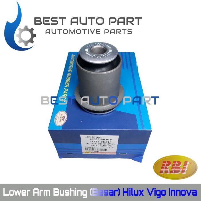 Bagus Bushing Lower Arm Besar Hilux Vigo Innova 48655-0K010 Rbi Thailand