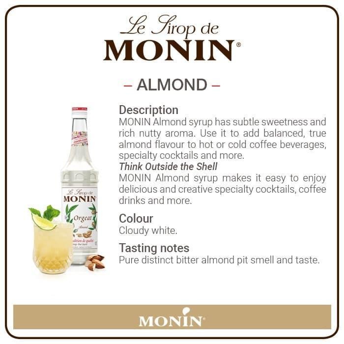 

Monin Almond Syrup 70 Cl 700 Ml Gratis Ongkir