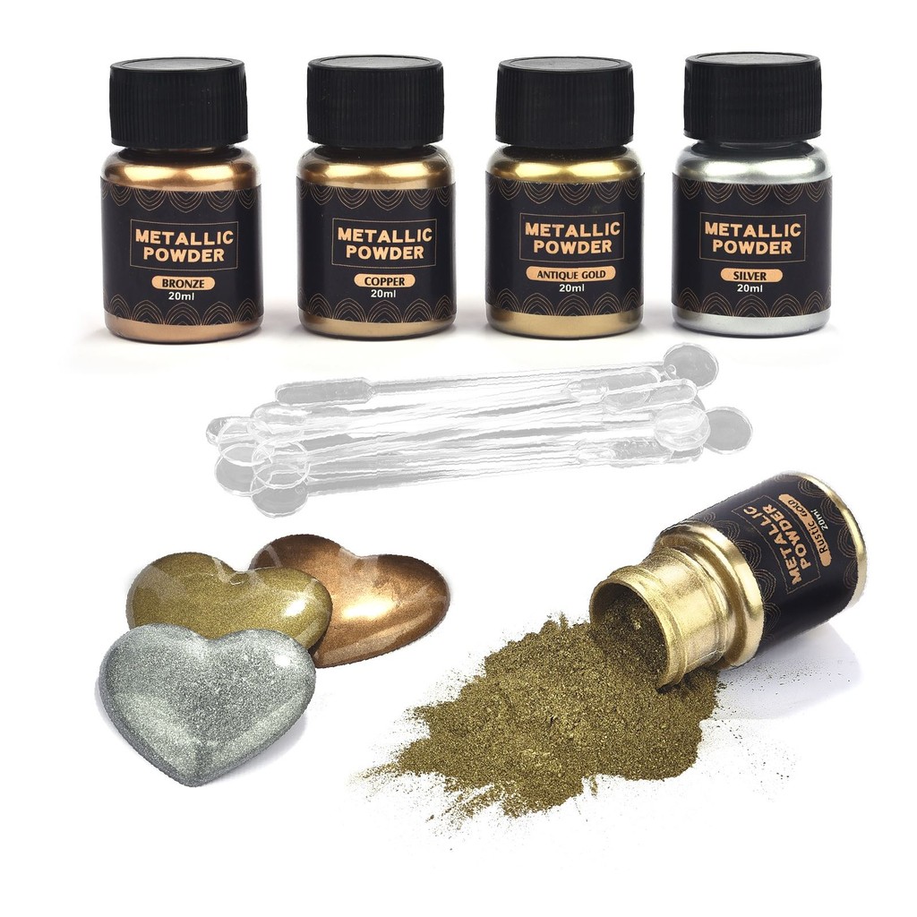 Epoxy Metallic Gold Silver Powder Resin Pigment Colorant Pearl Pigment Dye UV Resin Epoxy Colour