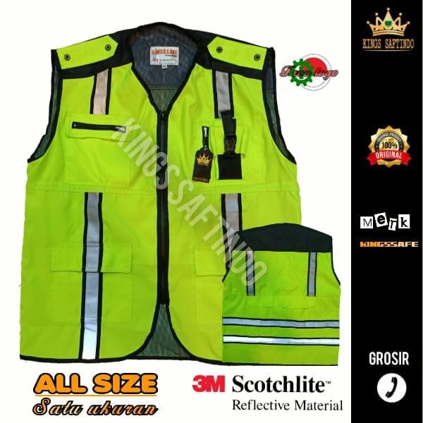 ROMPI KERJA SAFETY HIJAU STABILLO /ROMPI PU