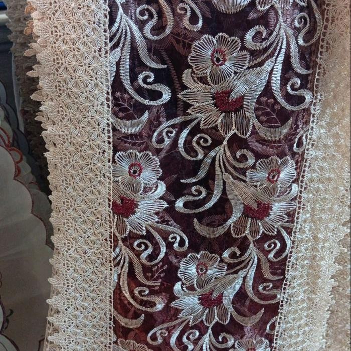 fiwa Taplak meja Tamu/Taplak meja renda/Taplak meja import