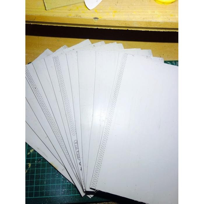 PREMIUM PVC Paralon Lembaran ( Bahan Miniatur ) Tebal 1mm